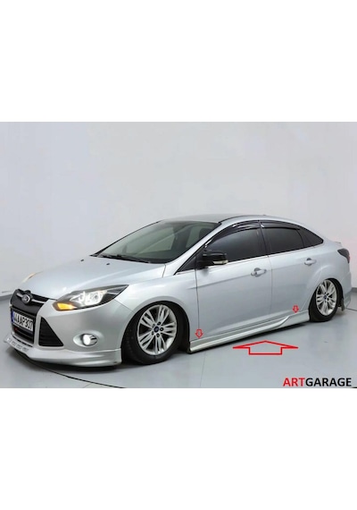 Ford Focus 3 Full Bodykit-fiberglass-boyasız