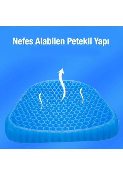 Ally Nefes Alabilen Kaymaz Yumuşak Ev Ofis Ve Araba Koltuk Minderi- 5775