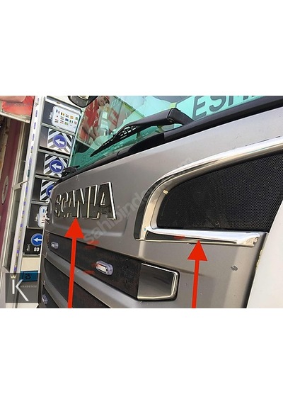 Scanıa G 440 Scanıa Yazı Krom ve Panjur Kulak Kromları