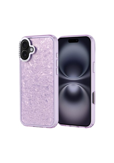 Apple iPhone 16 İle Uyumlu Kılıf Lila Kapi Kapak Taşlı Apple iPhone 16 İle Uyumlu, Lila Sku: Zeusb0fdqwstq5