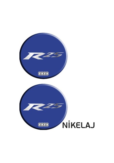 Yamaha Yamaha R25 Koruma Takoz 1 4X4 Ikili Damla Etiket De038