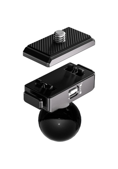 Quıckdock Qdx5-bc Manyetik Ve Kilitli Aksiyon Kamera  Adaptörü 1/4 Dişli 25mm Toplu Mafsal Uyumlu Değiştirilebilir Aksiyon Kamera Bağlantılı