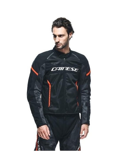 Dainese Air Frame 3 Fluo Motosiklet Mont Kırmızı - Siyah