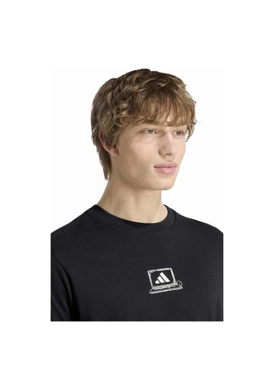 Adidas Erkek Günlük Tişört Siyah