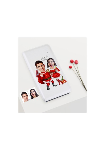 Kişiye Özel Yılbaşı Temalı Sevgililer Karikatürlü Pb-159 7000 Mah (397195319)