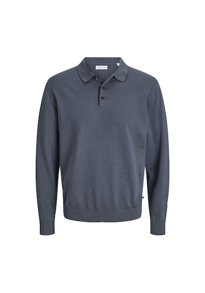 Jack & Jones Jjebasıc Knıt Ls Polo Sn Mavi
