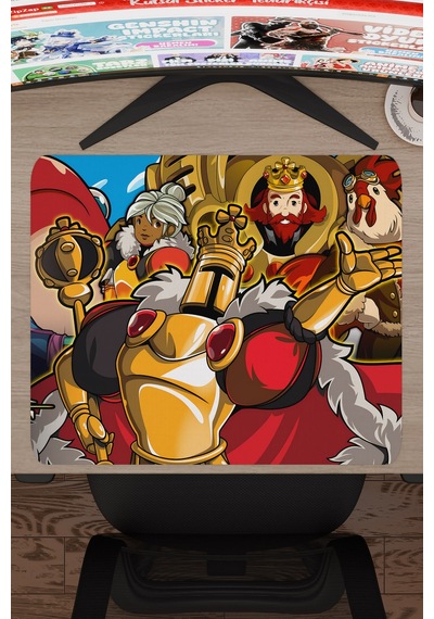 Shovel Knight Kaymaz Dikişli Kauçuk Oyuncu Mousepad V3 - 48x40 Xl Gaming Mouse Pad Fare Altlığı