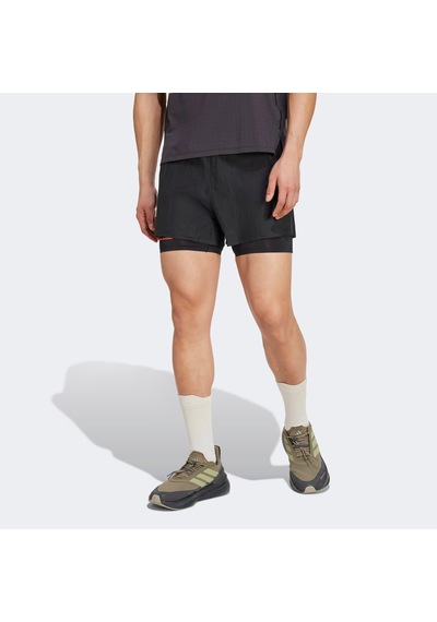 Adidas Adi365 H.koumori 2in1 Erkek Siyah Koşu Şortu Jm1211