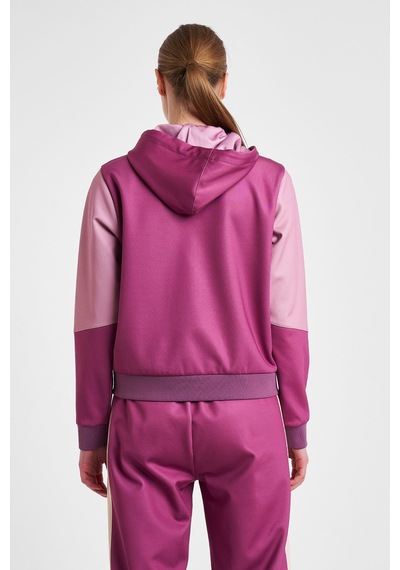 Lescon Kadın Fermuarlı Kapüşonlu Sweatshirt 25n-2131 Mor