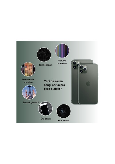 Teknik Evim Evo Apple Uyumlu iPhone 11 Pro Max Lcd Ekran Dokunmatik