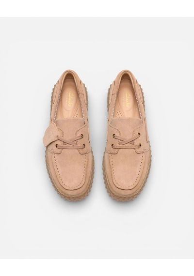 Clarks Torhill Boat Beige Suede Kadın Bej Günlük Ayakkabı 26186301 Bej
