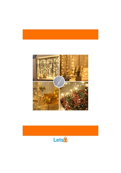 8 Fonksiyonlu Uzaktan Kumandalı Günışığı Peri Perde Led 3 Mt X 3 Mt 1 Adet