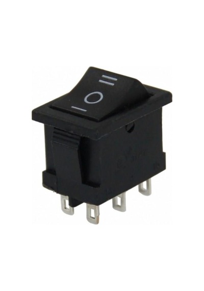 IC-123-6  Mini Işıksız Anahtar On-Off-On 6P