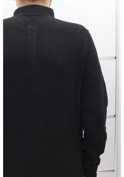 Santa Dmctekstil Erkek Desenli Spor Kesim Normal Kalıp Polo Yaka Selanik Kumaşlı Kışlık Kazak Siyah Santa Dmctekstil Erkek Desenli Spor Kesim Normal Kalıp Polo Yaka Selanik Kumaşlı Kışlık Kazak Siyah