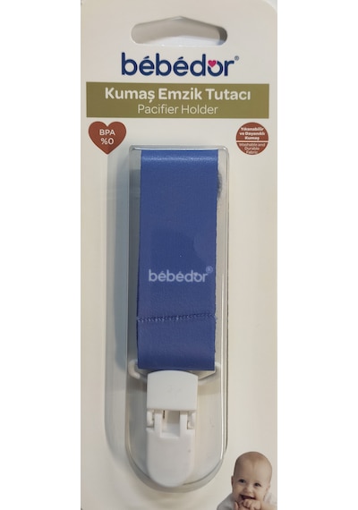 Bebedor Kumaş Emzik Tutacı 7502 Mavi