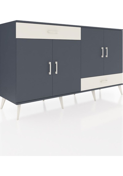 Hyperion Konsol 5 Raflı 2 Çekmeceli 4 Kapaklı 176x44x99 Antrasit- Antrasit-antrasit/aytaşı Hyperion Konsol 5 Raflı 2 Çekmeceli 4 Kapaklı 176x44x99 Antrasit- Antrasit-antrasit/aytaşı
