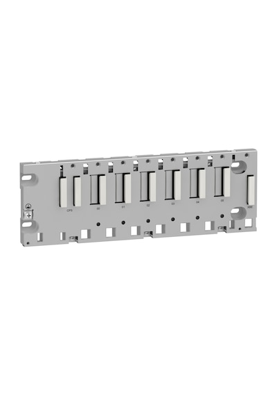 Schneider BMXXBP0600 raf M340 DIN montaj rayı 6 slot panel, plaka