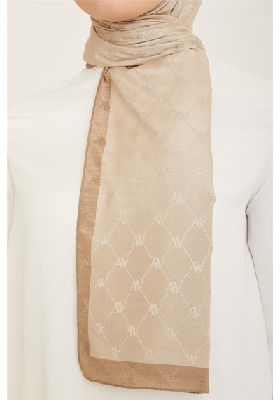 Armine Trend Monogram Şal 2 122 - Desenli