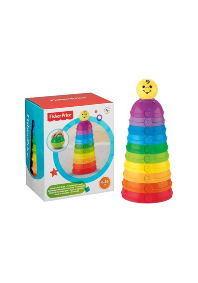 W4472 Fisher-price Numaralı Kaplar / Sıralama Ve Şekil Ayırma Oyuncakları-39743