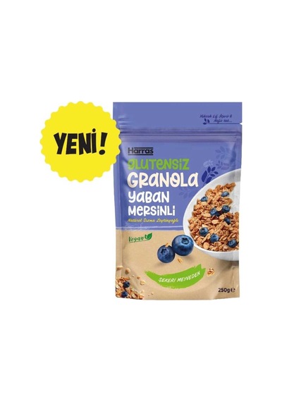 Yaban Mersinli Granola Glutensiz İlave Şekersiz 300 Gr 2 Adet Toplam 600 Gr