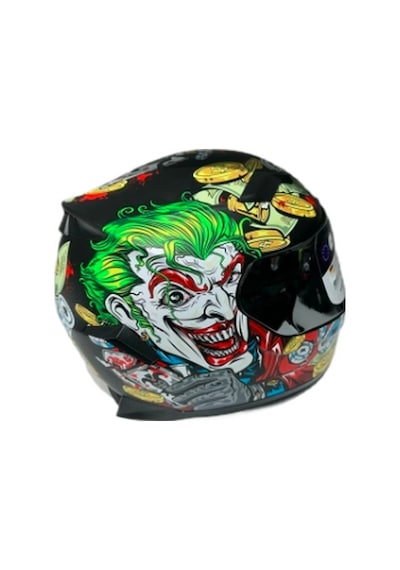 Sway SW 820 Ugly Full Face Gümüş Vizörlü Kask