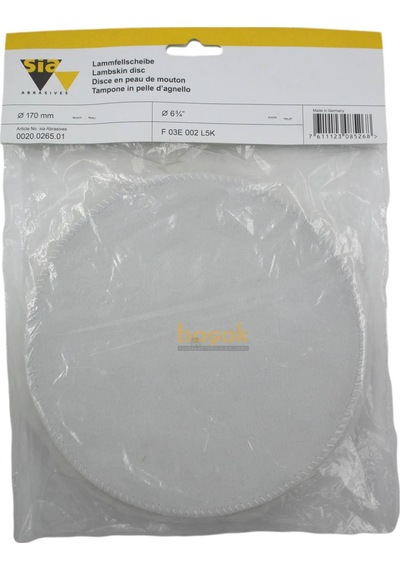 Sia 170 Mm Cırtlı Kuzu Yünü Polisaj Pedi F03e002l5k