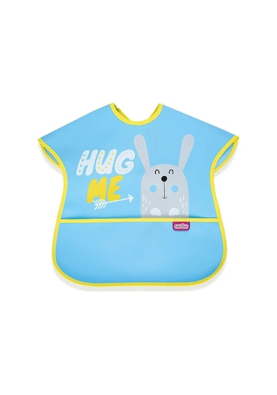 Babyjem Poli Muşamba Büyük Mama Önlüğü Mavi