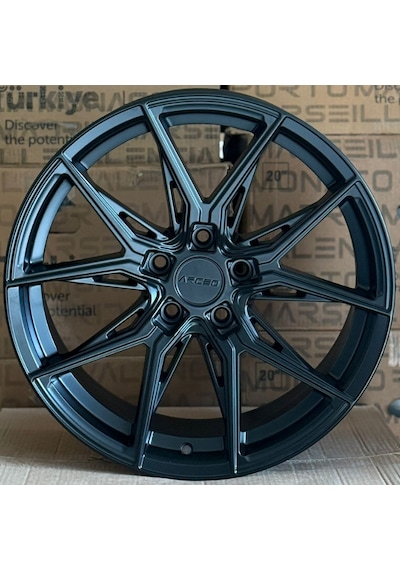 5 112 18 8.0 Et35 Ch73.1 Matt Black Arceo Marseille Jant