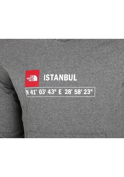 The North Face Erkek Gps Hoodıe Istanbul Nf0a7zc1dyy1 Gri