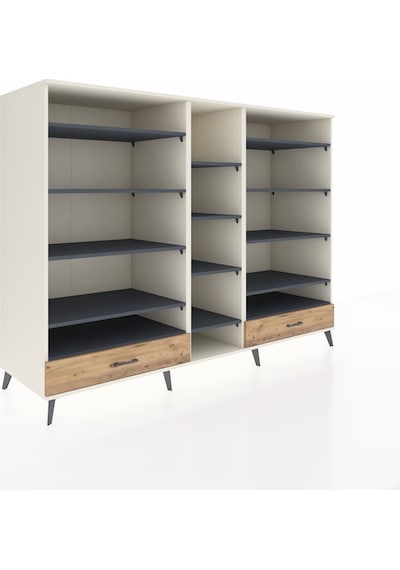 Kronos Dolap 14 Raflı 2 Çekmeceli 220x59x163 Aytaşı-antrasit/çam Aytaşı-antrasit/çam Kronos Dolap 14 Raflı 2 Çekmeceli 220x59x163 Aytaşı-antrasit/çam Aytaşı-antrasit/çam