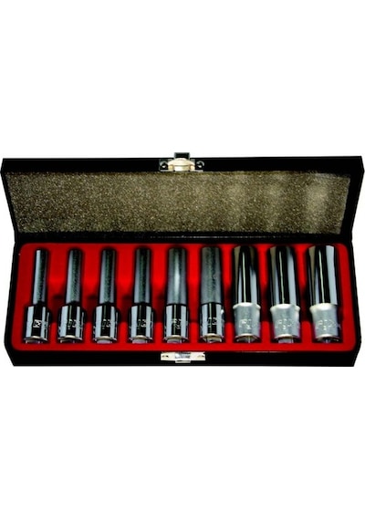 Rico 1/2" İç Torx E Lokma Takımı Uzun 9 Parça