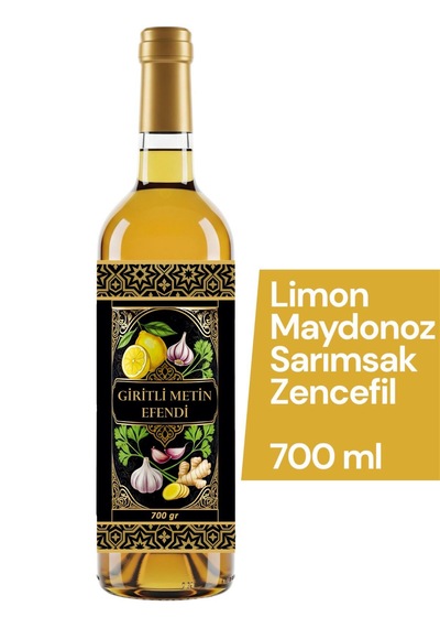 Giritli Metin Efendi Lms - Z Limon-maydanoz-sarımsak-zencefil Özü 700 Gr