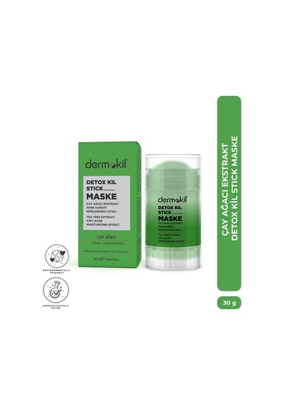 Dermokil Çay Ağacı Eki İçeren  Stick Maske 30 G