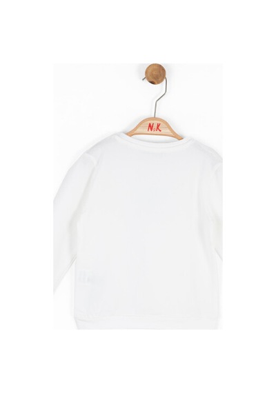 Xo Kids Erkek Çocuk Sweatshirt 9ay-4 Yaş 47604 Ekru