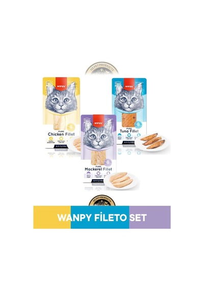 Wanpy Kedi Ödül Fleto 3 Lü Set