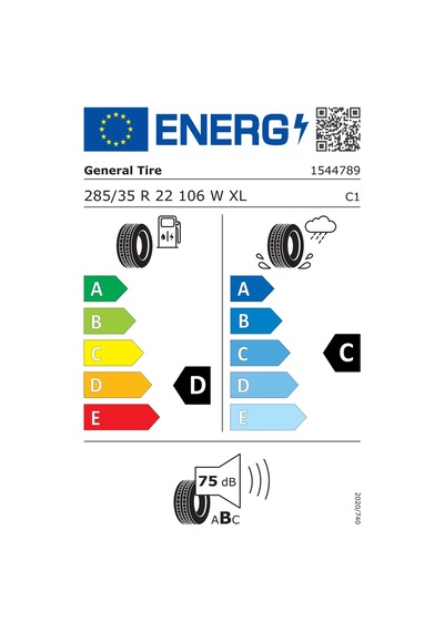 General 285/35 R22 106W Grabber Uhp Yaz Lastiği 2023