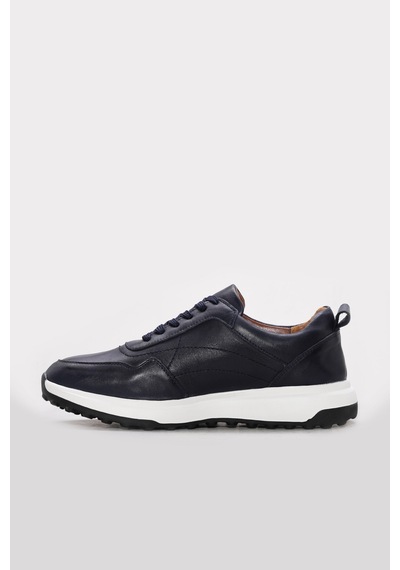 Fast Step Hakiki Deri Erkek Casual Ayakkabı 343ma2014 Lacivert