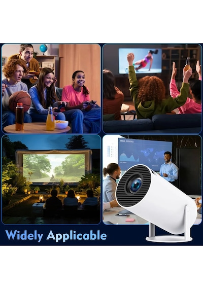 Azeq Hy300 Pro Projeksiyon Makinesi Led Projeksiyon Taşınabilir Projeksiyon En İyi Projeksiyon Cihazı