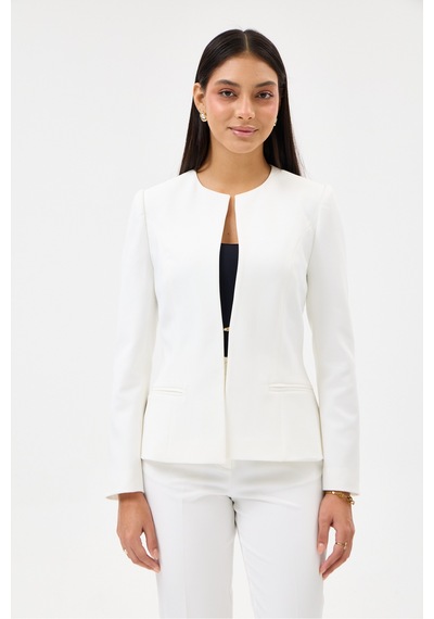 Velnara Moda Kırık Beyaz Klasik Kadın Takım Elbise-sıfır Yaka Ceket & İspanyol Paça Pantolon Kırık Beyaz - 927017052 Kırık Beyaz Velnara Moda Kırık Beyaz Klasik Kadın Takım Elbise-sıfır Yaka Ceket & İspanyol Paça Pantolon Kırık Beyaz - 927017052 Kırık Beyaz