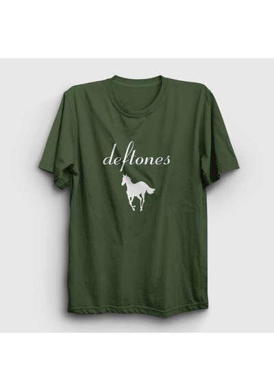 Noıssey Unisex Haki Horse Deftones T-shirt 380650tt