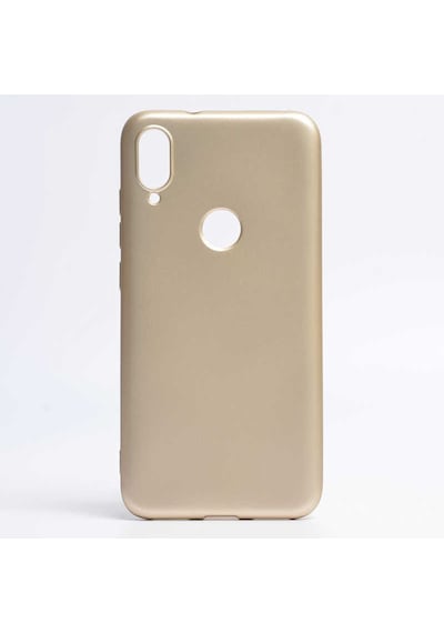 Kilifone - Xiaomi Uyumlu Mi Play - Kılıf Mat Renkli Esnek Premier Silikon Kapak - Gold