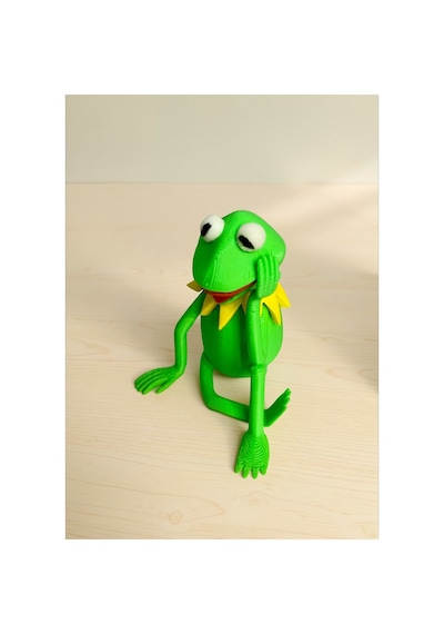 Kurbağa Kermit Figürü 3d
