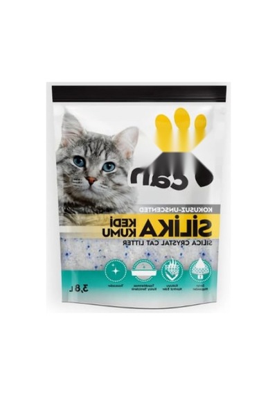 Silika Kristal Kedi Kumu - 5 Adet, 3.8 Lt