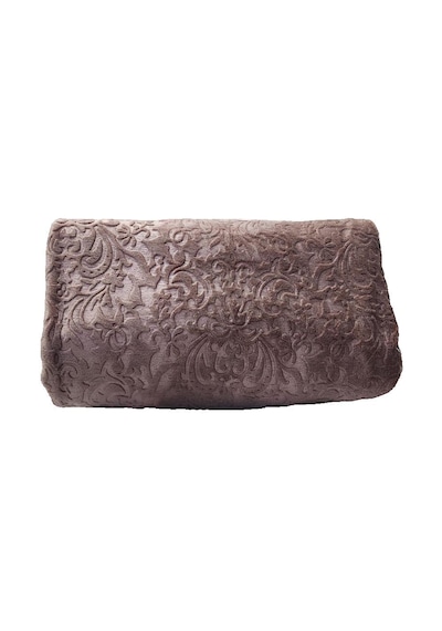 Apricitas Elegant Emboss Çift Kişilik Battaniye Tarçın -
