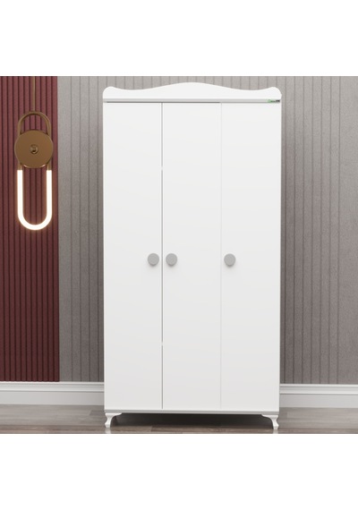 Garaj Home Yıldız 3 Kapaklı Dolap - Gri