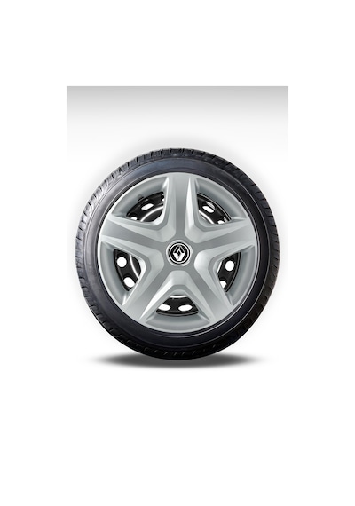 Renault 15'' İnç Gri Jant Kapağı 4lü Takım Esnek Clio Megane Symbol Fluence Logan Sandero Laguna Kangoo Taliant Express Teneke Jant Uyumlu Universal Logolu 103