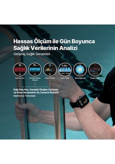 Ttec 2S09WS Tempus 47 MM Dikdörtgen Kasa Akıllı Saat