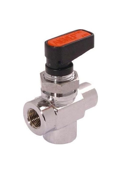 1/8 İnç Aıgnep 6700 L Port 3 yollu mini küresel vana