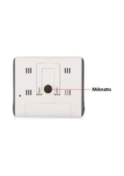 Diwu Dc102 İç Mekan Termometre Nem Ölçer Saat
