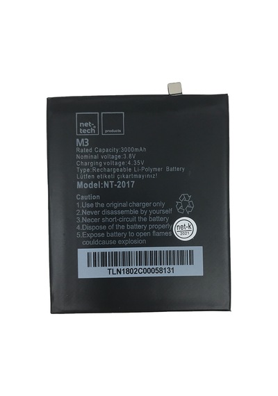 Casper Via M3 için Nettech Nt-2017 3000 Mah Batarya